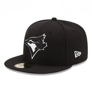 NEW ERA - MLB Baseball Hat - Toronto Blue Jays 59FIFTY Fitted Cap - Black